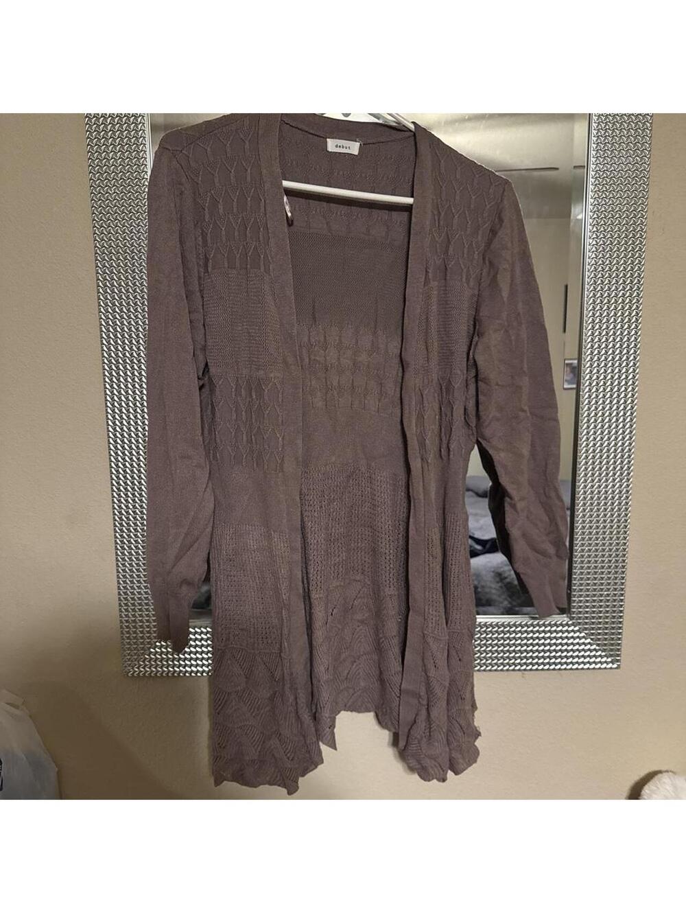 DREAMERS BY DEBUT Women's Brown Cardigan